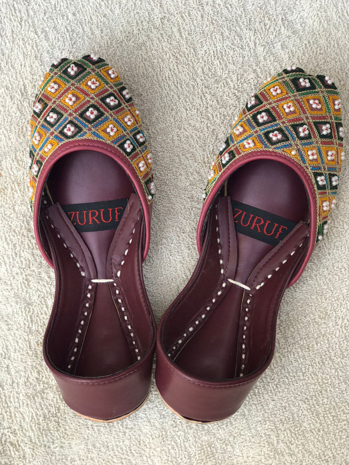 Signature Handmade Leather Khussa – Grace & Comfort Combined