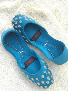 Luxury Pure Leather Handmade Khussa for Women